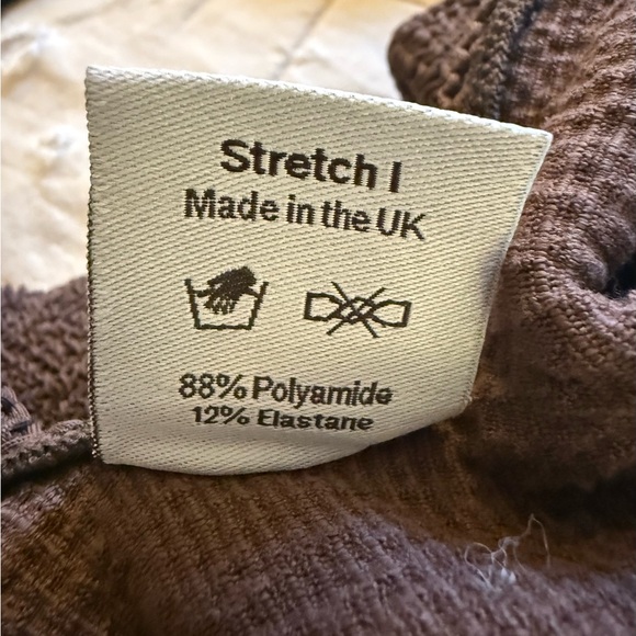 NWT Comfy Espresso Ribbed One-Piece Swimsuit - Picture 7 of 10